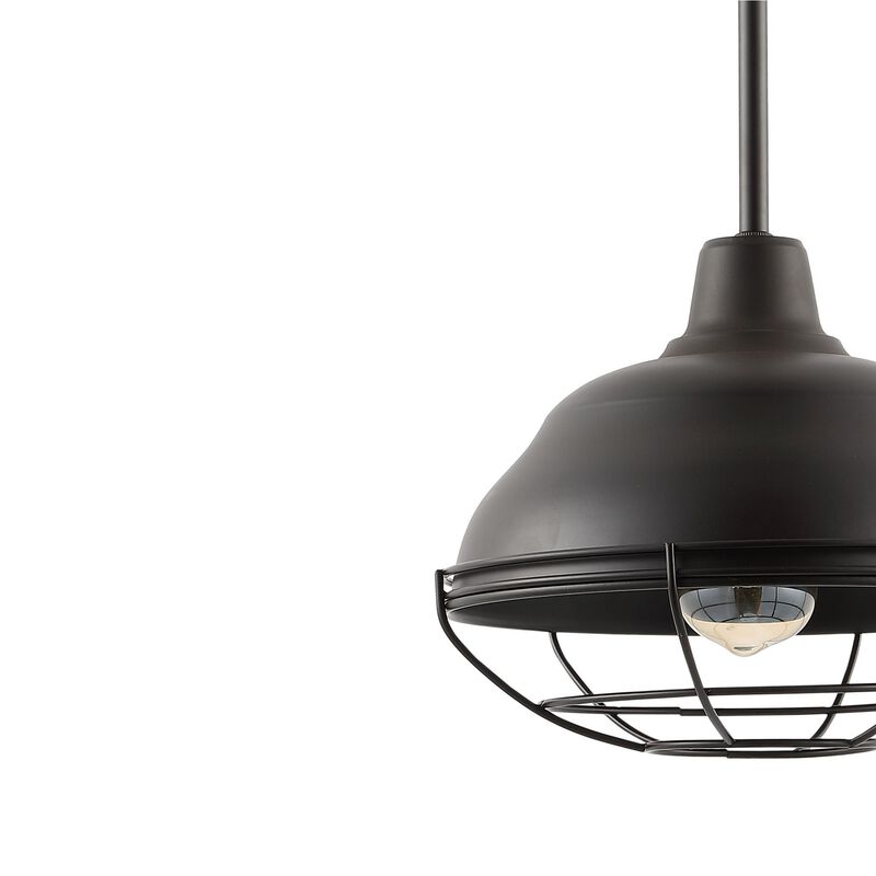 Levi Industrial Farmhouse Iron LED Pendant