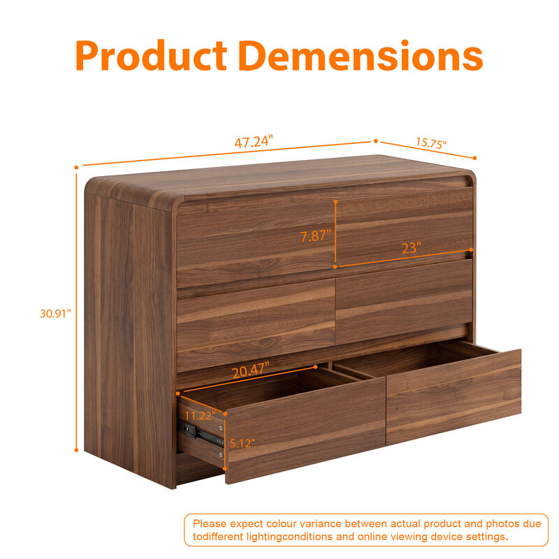 6 Drawer Dresser image number 6