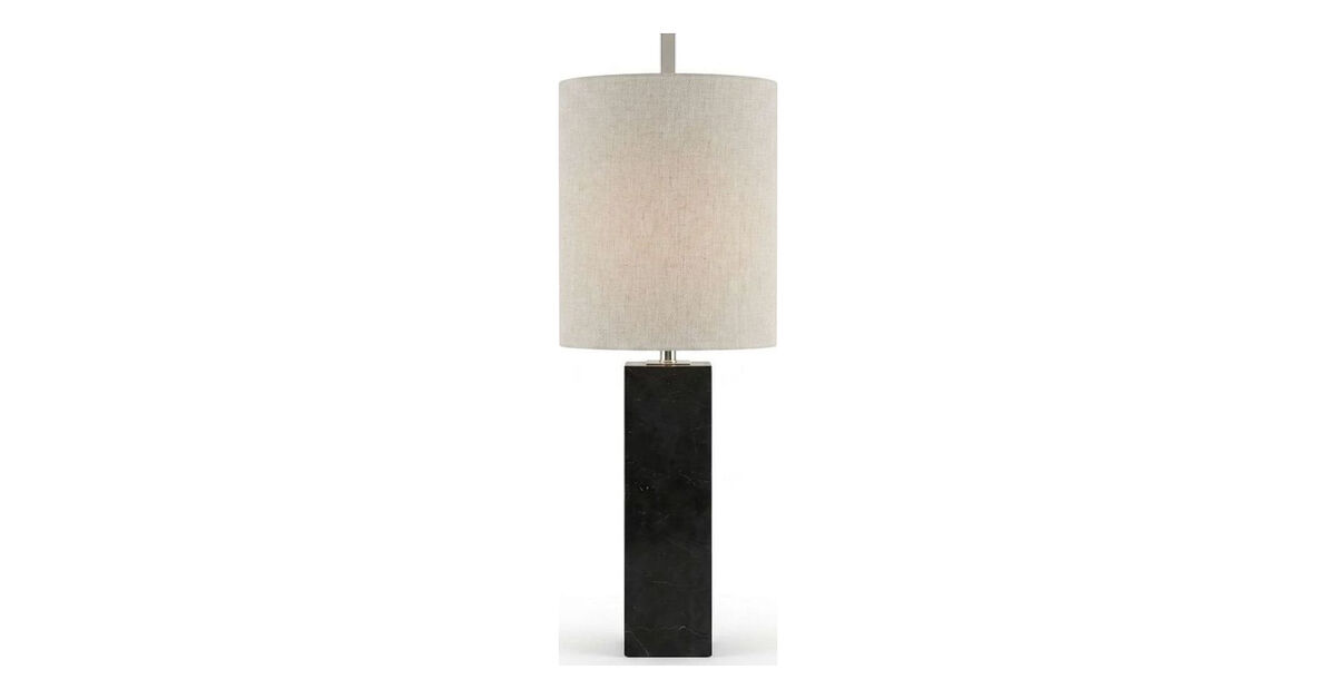 Uttermost Delaney Marble Column Accent Lamp