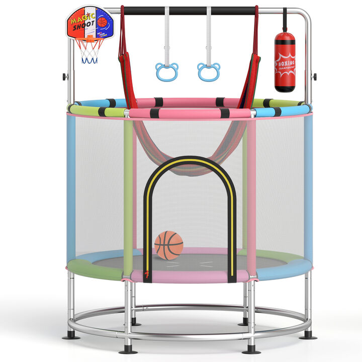 Kids Mini Trampoline Gift for Boys and Girls Ages 3 to 6 Years Old