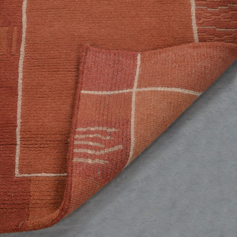 Rugsotic Carpets Hand Knotted Tibbati Wool Size Area Rug Contemporary Size T00206 image number 4
