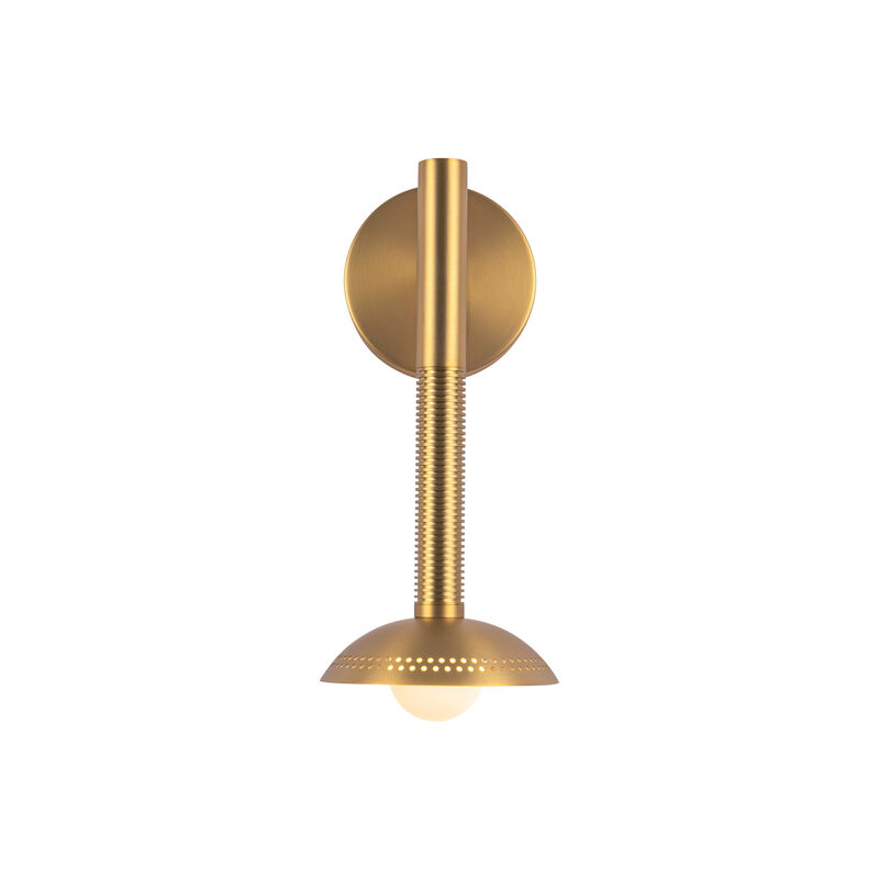 Arden 14-in Damp-Rated Dimmable LED Wall/Vanity Light with Shade image number 2