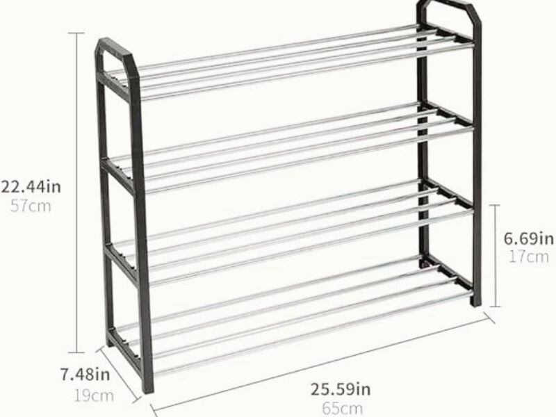 Entryway Shoe Rack Closet Storage Stacks Small Racks Entryways image number 2