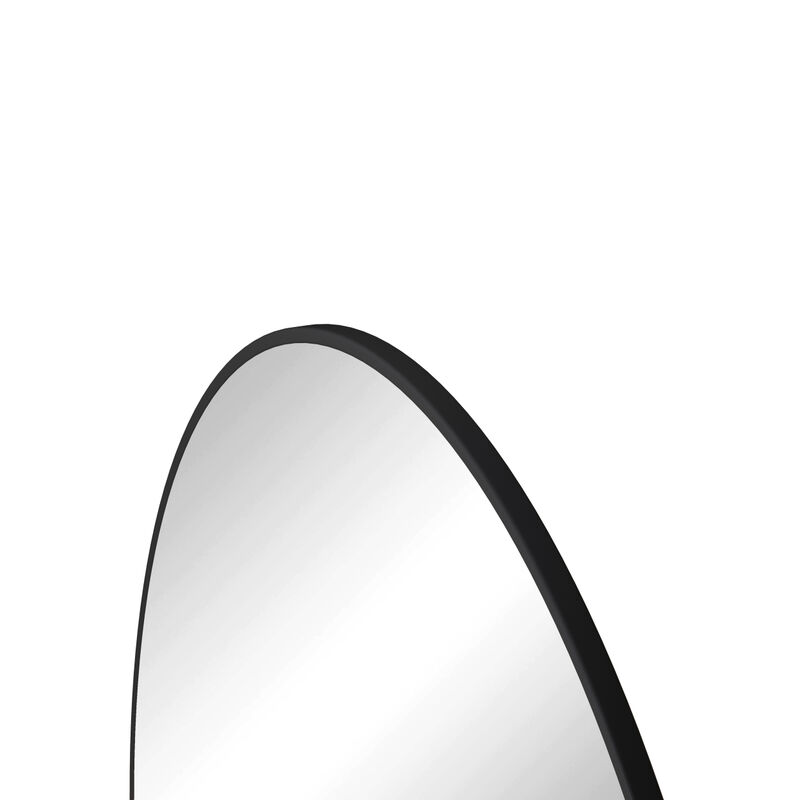 Streamdale Black Circular Mirror, Wall Mounted, 42