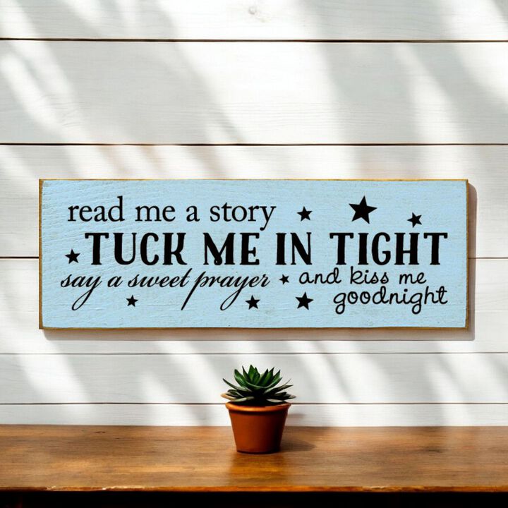 Rustic Knotty Pine Hanging Wall Sign with Story Quote Decorative Home Accent Plaque