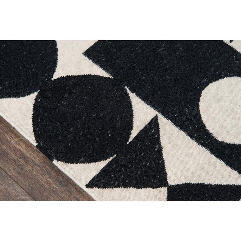 Novogratz Contemporary Runner Area Rug, Black, 2'3 X 8' Runner