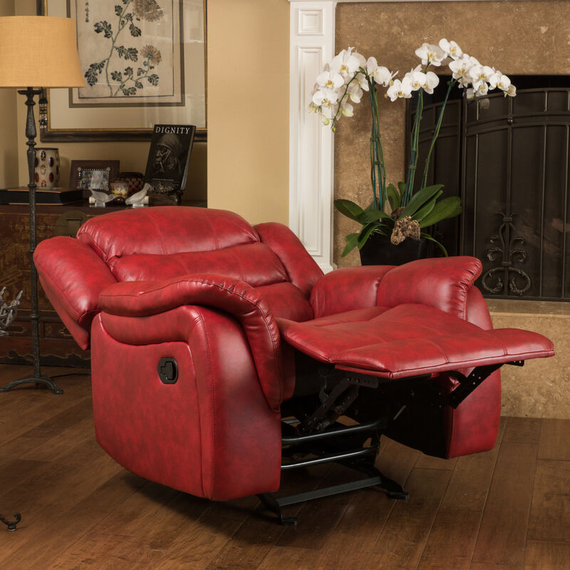 Merax Classic Oversized Glider Recliner