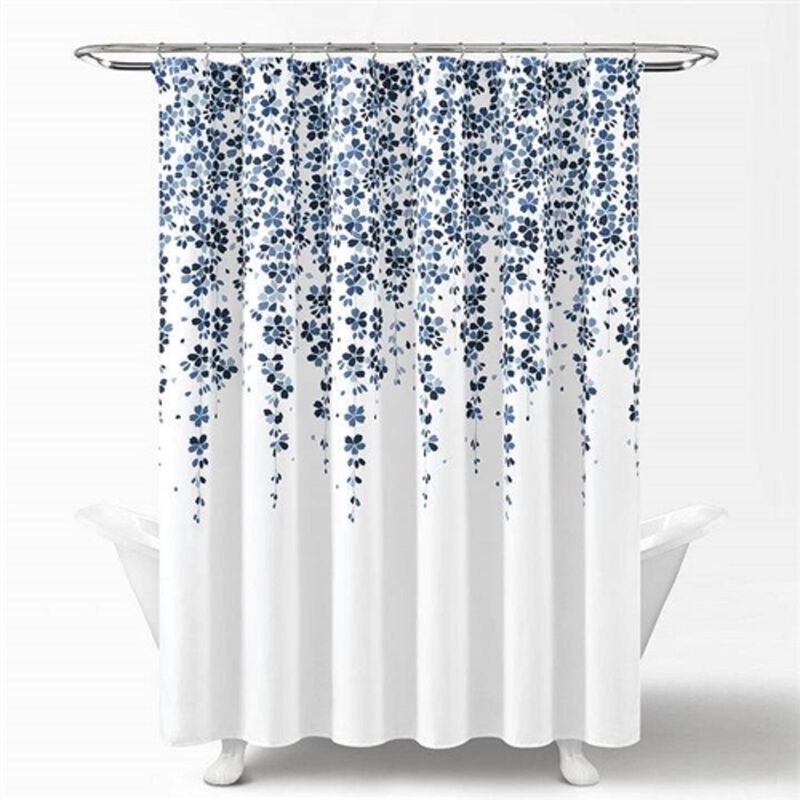 Fresh Floral Vines & Flowers Shower Curtain &ndash; Nature-Inspired Design for a Cozy Bathroom