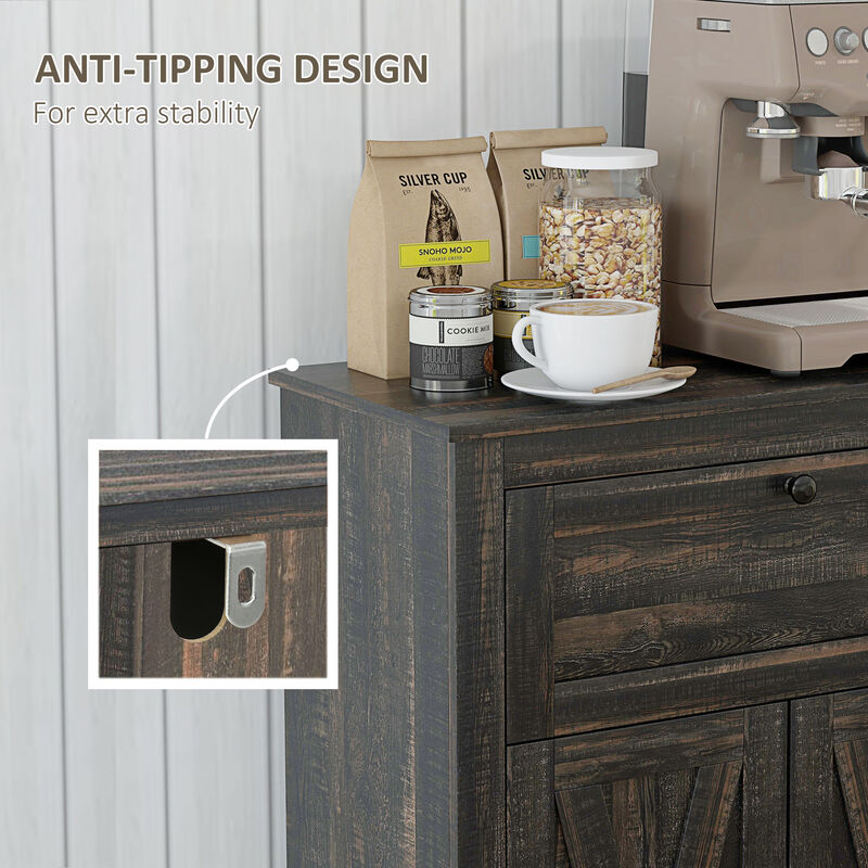 Durable Kitchen Sideboard &ndash; Stylish Organizer for Kitchen, Dining, or Hallway image number 4