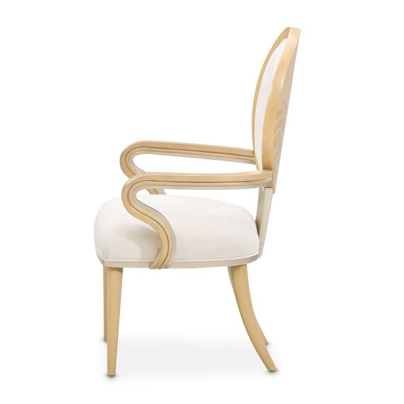 Camellia Field Dining Arm Chair, Set of 2 - Caramel image number 6