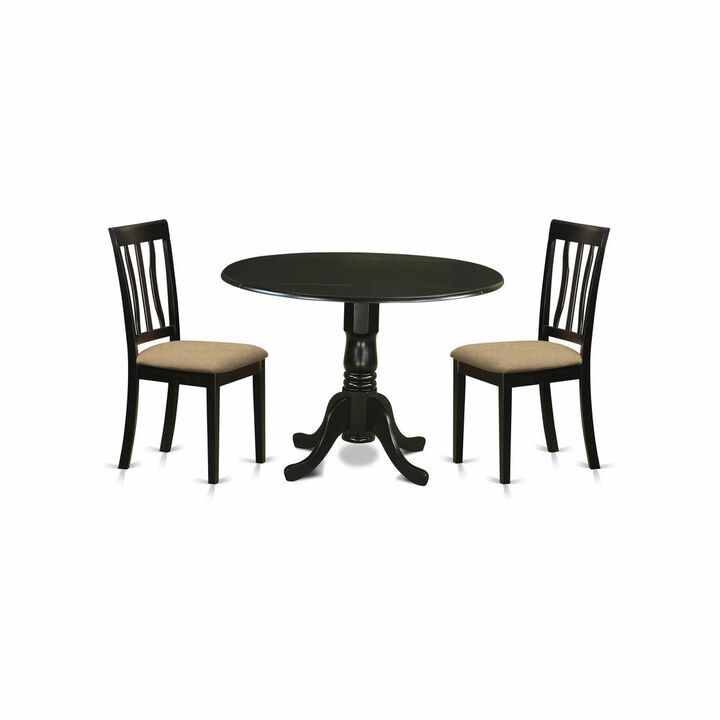 3 Pc Dinette Table set-Dining Table and 2 Dining Chairs