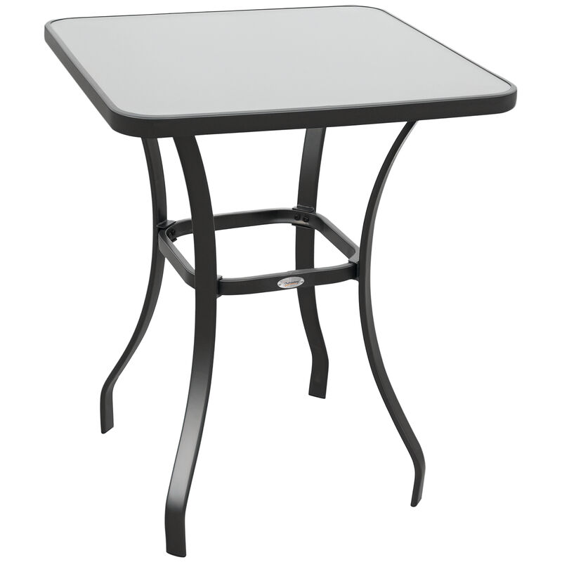 Hivvago 27" Square Outdoor Bistro Table image number 0