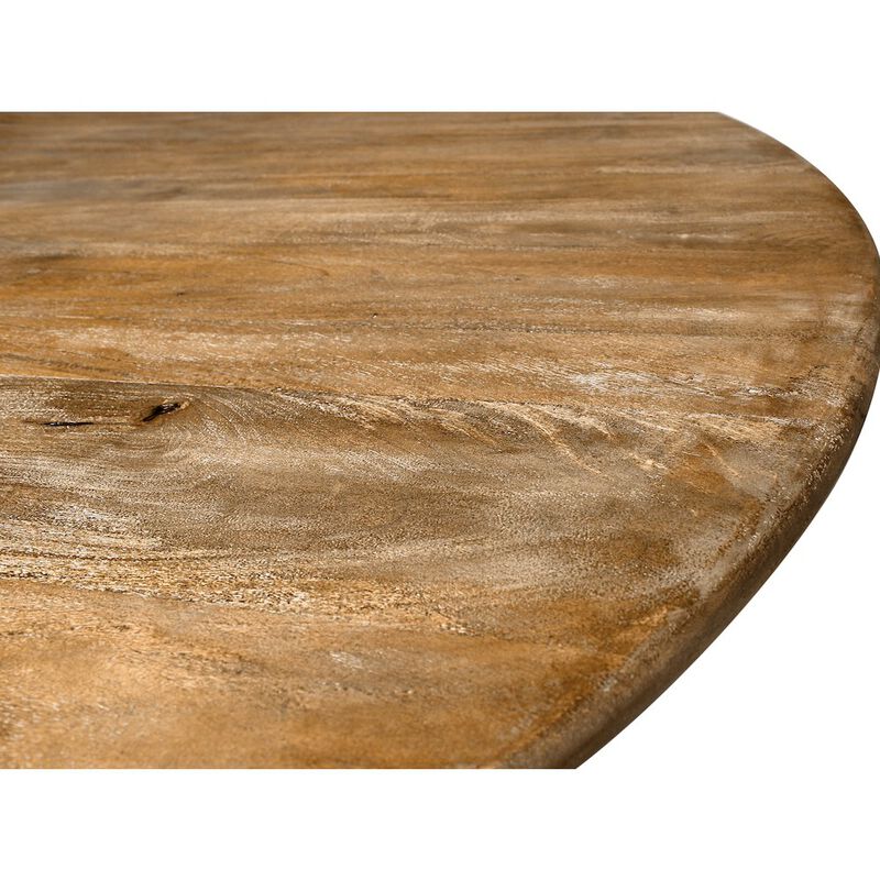 Alex Hamilton Jaden 60 Round Dining Table in Natural Finish