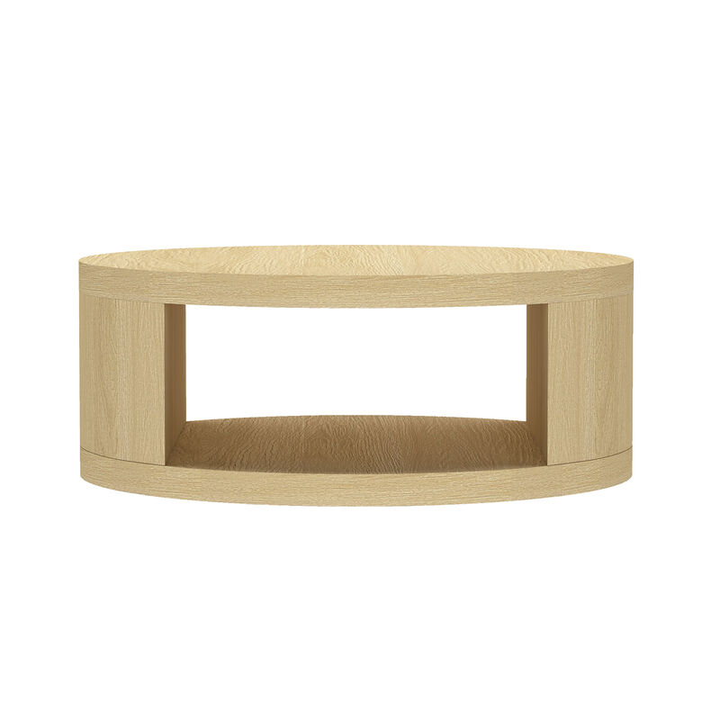 Alure 36" Round Coffee Table in Black image number 0