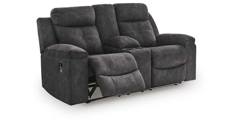 Brysonview Reclining Loveseat with Console image number 7