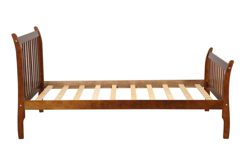 Merax Platform Bed Frame Mattress Foundation with Wood Slat Support, Twin Size