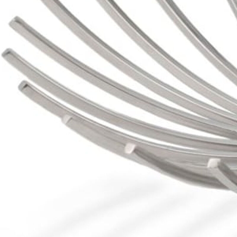 HomeRoots 25" Silver Stainless Steel Novelty image number 3