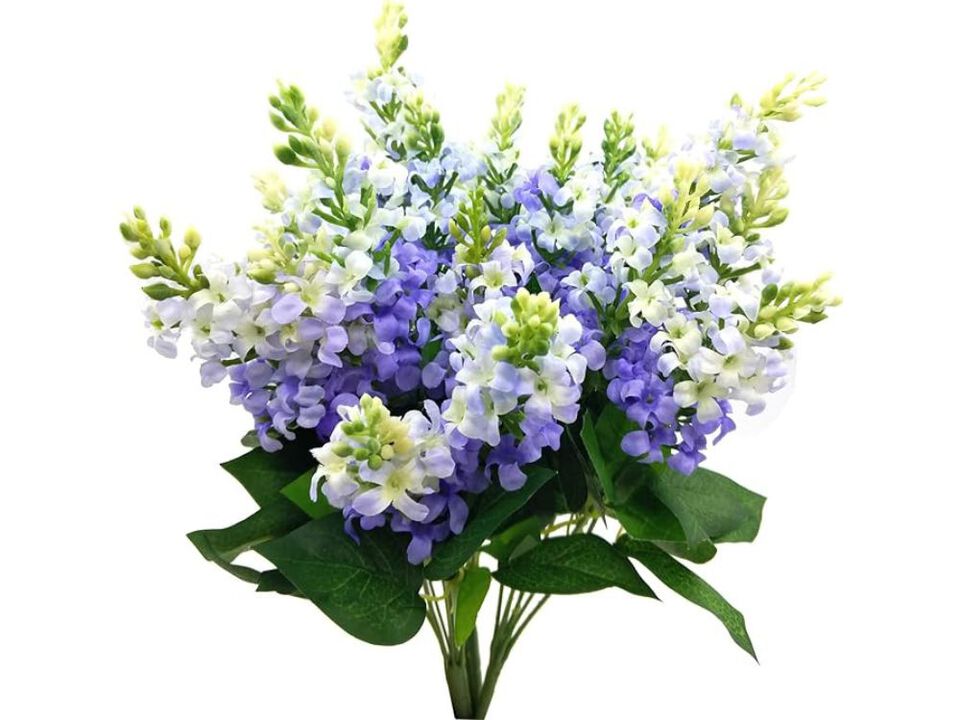 Artificial Outdoor Plants Vase Filler Flowers Silk Plastic