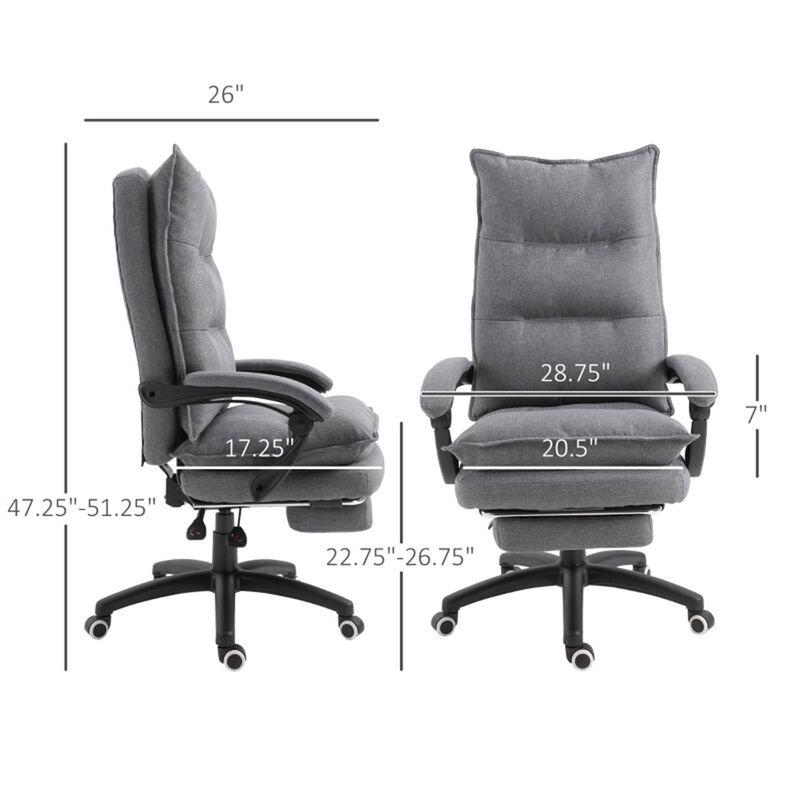 Comfortable office chair with built-in massage &ndash; perfect for all-day office use