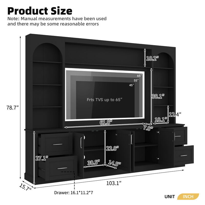 Hazes Entertainment Center Wall image number 4