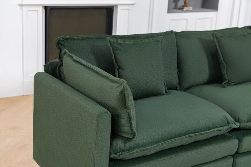 Saslip Modern 3seats with ottoman Sectional image number 5