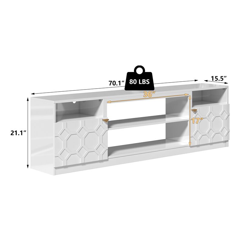 TV Stand Fits TVs up to 70 in. to 80 in.