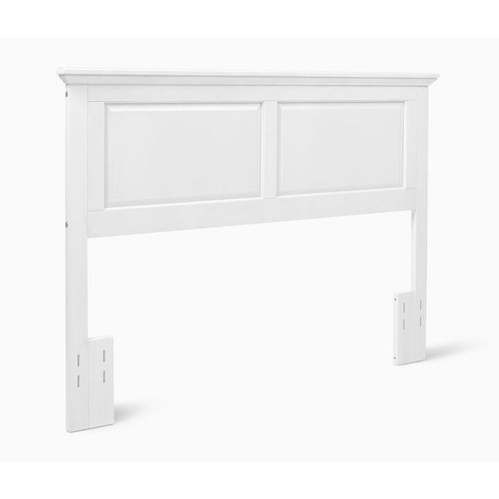 Glenwillow Home Arcadia Panel Headboard in White, Full/Queen