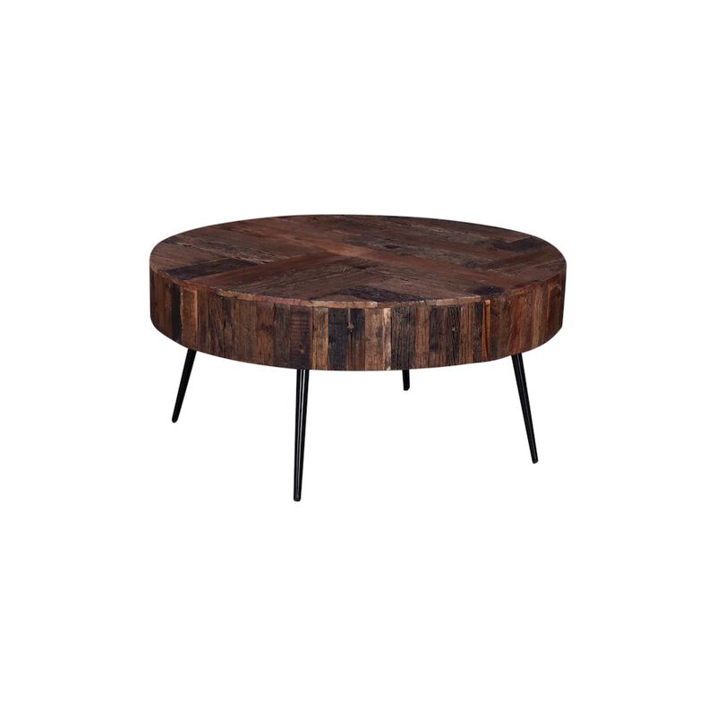 World Interiors Palm Desert Modern Reclaimed Wood Coffee Table
