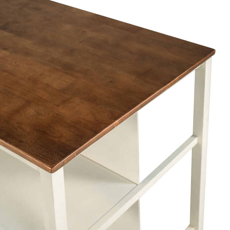 Streamdale Rustic 45'' Kitchen Island and Dining Table image number 5