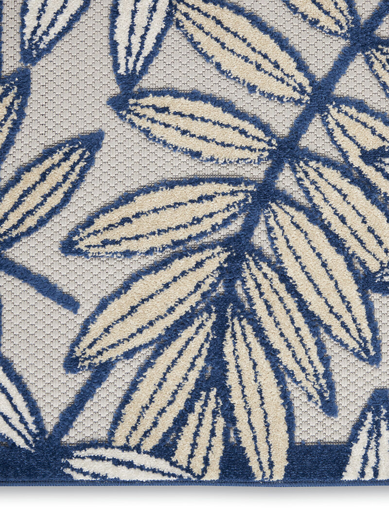 Aloha ALH18 Ivory/Navy 6' x 9' Rug