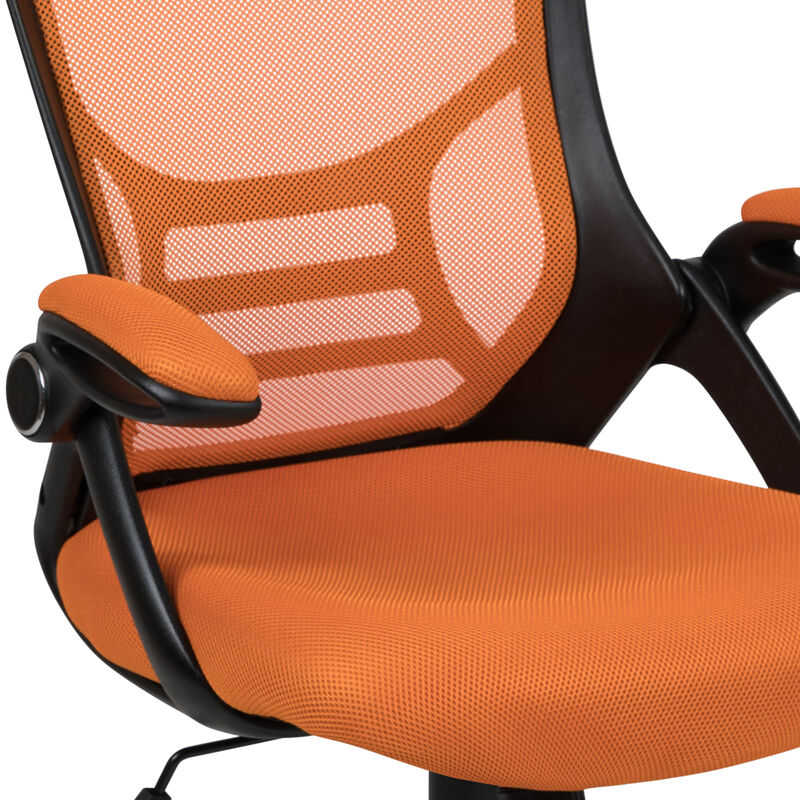 Porter High Back   Mesh Ergonomic Swivel Office Chair with Frame and Flip-up Arms image number 6