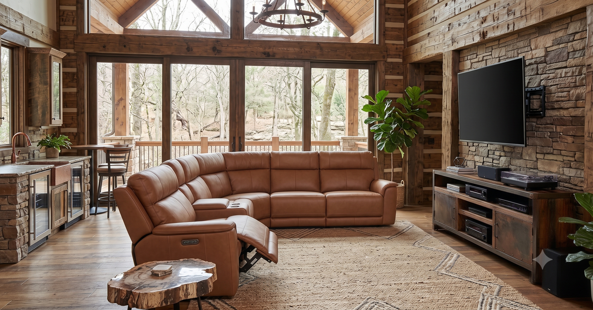 Mustang 6-Piece Power Sectional