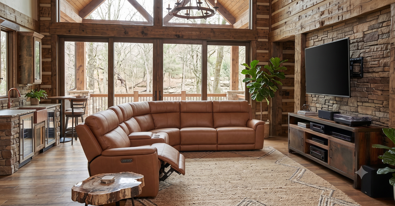 Mustang 6-Piece Power Sectional image number 1