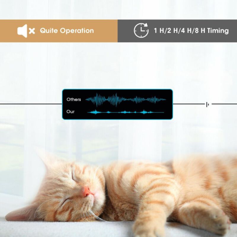 Hivvago Retro Ceiling Fan Light with Reversible Blades Remote Control