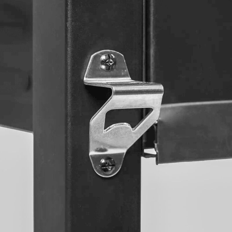 Outdoor Escape Charcoal Grill, Steel, Adjustable Tray, Black image number 5