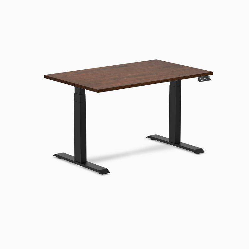 Desky Dual Rubberwood Sit Stand Desk image number 0