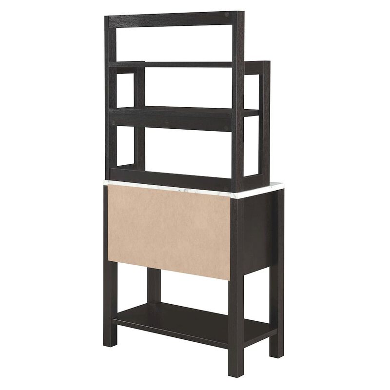 Convience Concept, Inc. Newport 2 Drawer Serving Bar with Wine Rack and Shelves