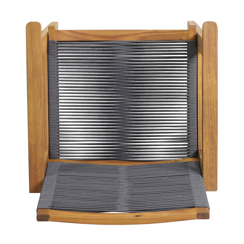 Merax Transitional Rope Weave Outdoor Lounge  Chairs image number 2