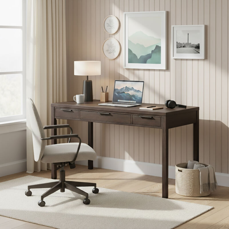 Simpli Home Hollander Desk image number 1