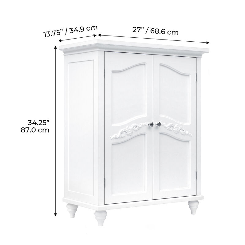 Teamson Home Versailles Floor Cabinet with 2 Doors