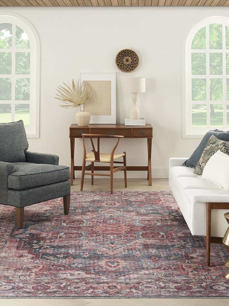 Machine Washable Series 1 SR101 Multicolor 9'2" x 12' Rug