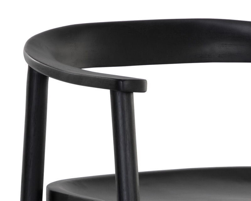 Jeremy Black Counter Stool