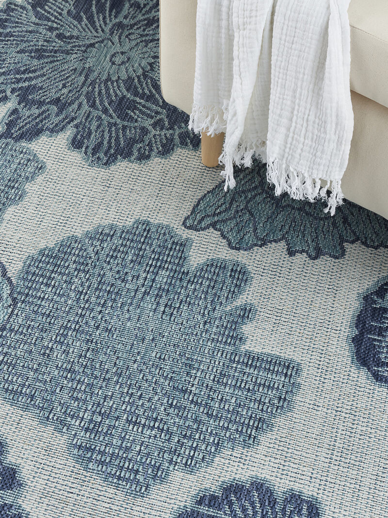 Garden Oasis GOA04 Blue 9' x 12' Rug