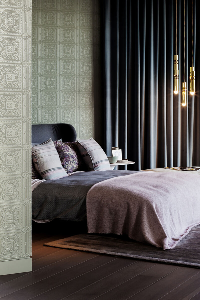 Turner Tile White Paintable Textured Vinyl Wallpaper (Set of 2) image number 5