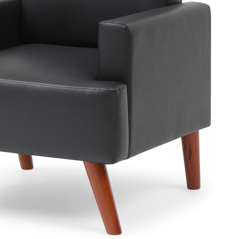 Ventura Faux Leather Accent Chair image number 4