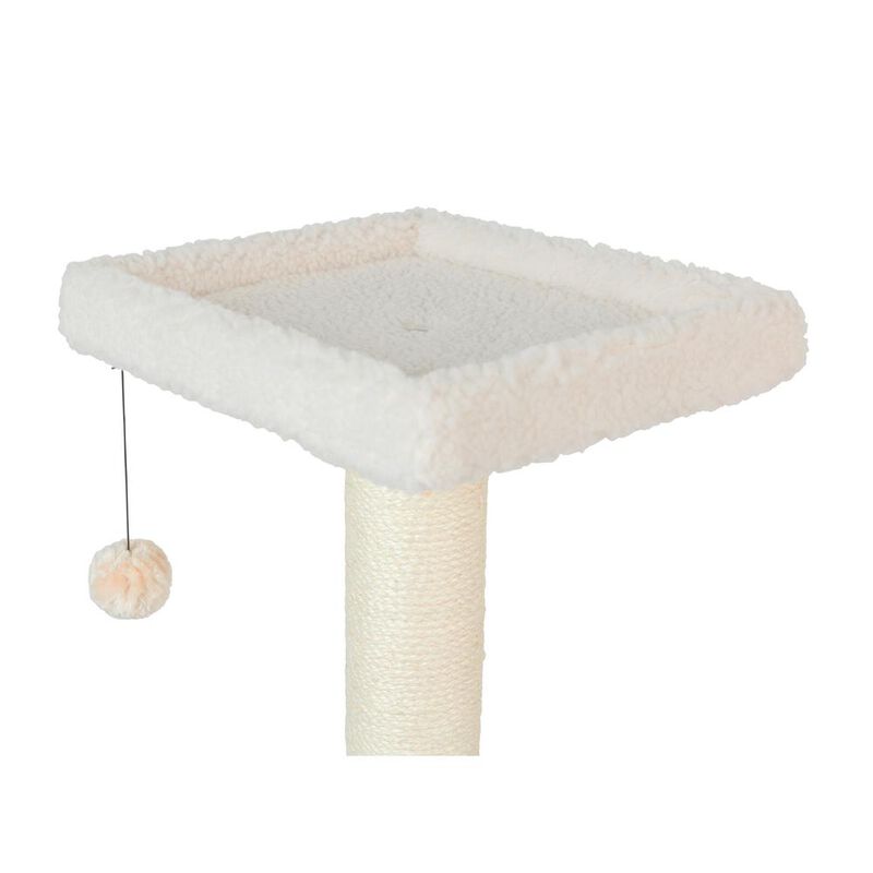 Armarkat Ivory 57 High Real Wood Cat Tree, Fleece Covered Cat Climber