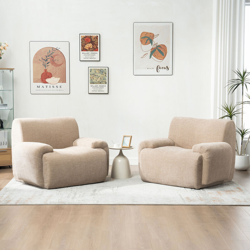 Slukun Chenille Accent Chair image number 5