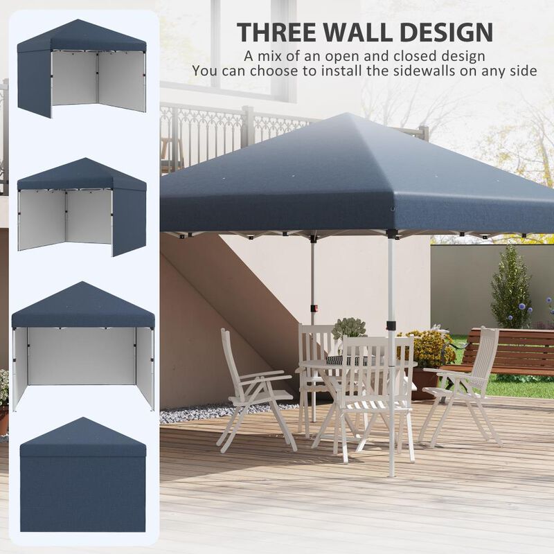 Hivvago Height-Adjustable 10' x 10' Party Tent image number 3