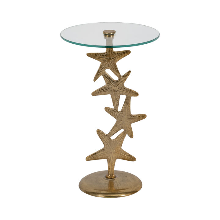 Gold Starfish Side Table