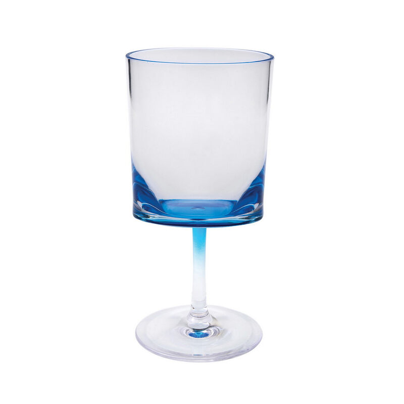 HomeRoots Set of Four Acrylic Stemmed All Purpose Wine Glass image number 0